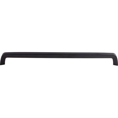 Top Knobs Tapered Bar Pull 17 5/8" c-c in Flat Black