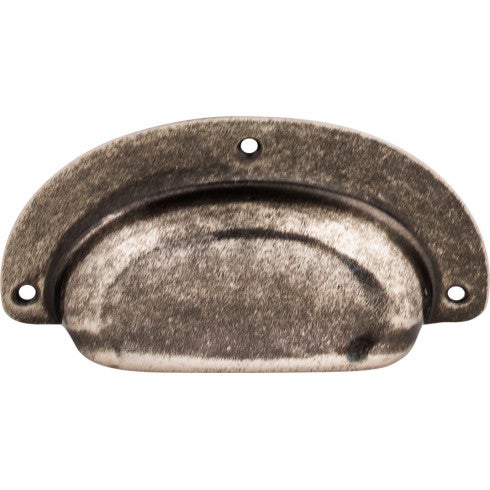 Top Knobs Mayfair Cup Pull 3 3/4" in Pewter Antique