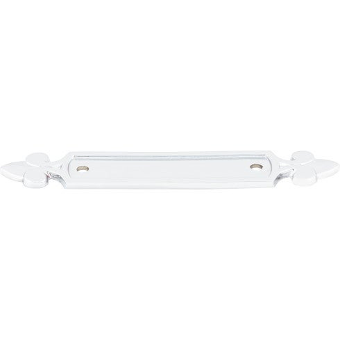 Top Knobs Dover Backplate 2 1/2" in Polished Chrome