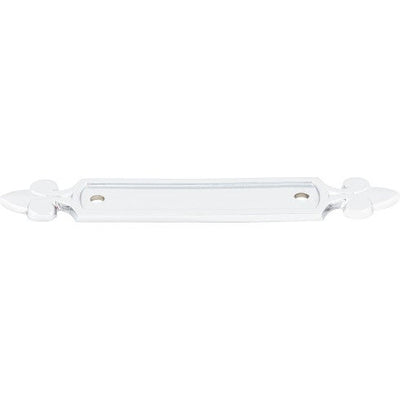 Top Knobs Dover Backplate 2 1/2" in Polished Chrome