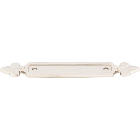 Top Knobs Dover Backplate 2 1/2" in Polished Nickel