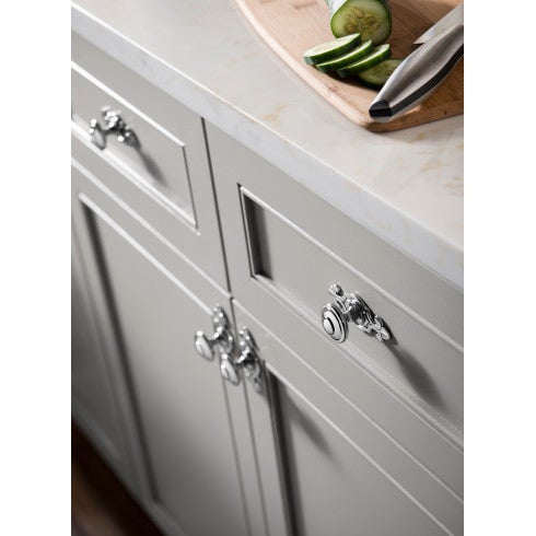 Top Knobs Canterbury Knob 1 1/4" in Brushed Satin Nickel