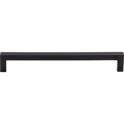 Top Knobs Square Bar Pull 7 9/16" c-c in Flat Black