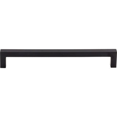 Top Knobs Square Bar Pull 7 9/16" c-c in Flat Black