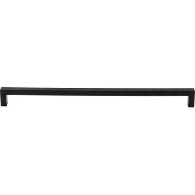 Top Knobs Square Bar Pull 17 5/8" c-c in Flat Black
