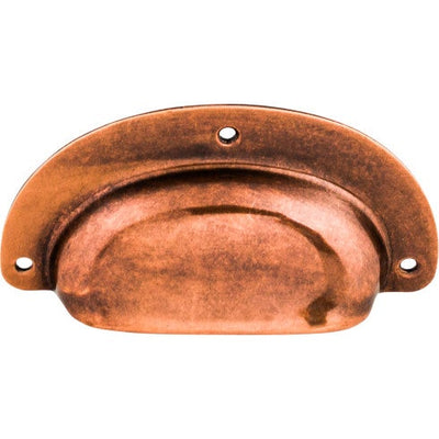 Top Knobs Mayfair Cup Pull 3 3/4" in Old English Copper