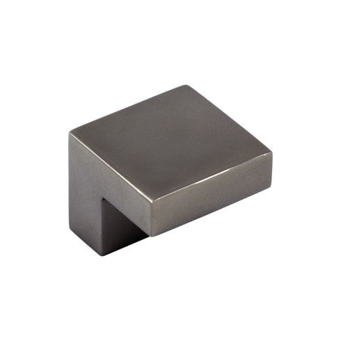 Top Knobs Square Knob 5/8" c-c in Ash Gray