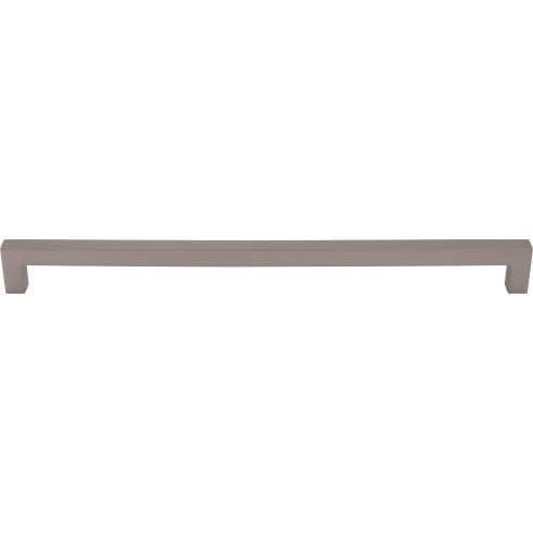 Top Knobs Square Bar Pull 12" c-c in Ash Gray