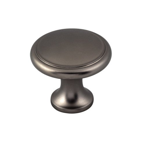 Top Knobs Ringed Knob 1 1/8" in Ash Gray