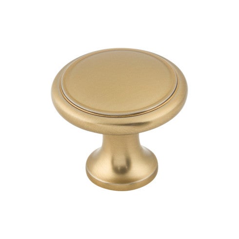 Top Knobs Ringed Knob 1 1/8" in Honey Bronze