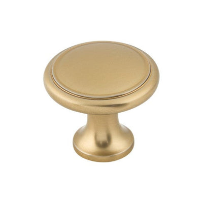 Top Knobs Ringed Knob 1 1/8" in Honey Bronze