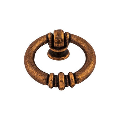Top Knobs Newton Ring 1 1/2" in Old English Copper