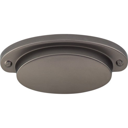 Top Knobs Dakota Cup Pull 2 9/16" c-c in Ash Gray