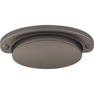 Top Knobs Dakota Cup Pull 2 9/16" c-c in Ash Gray