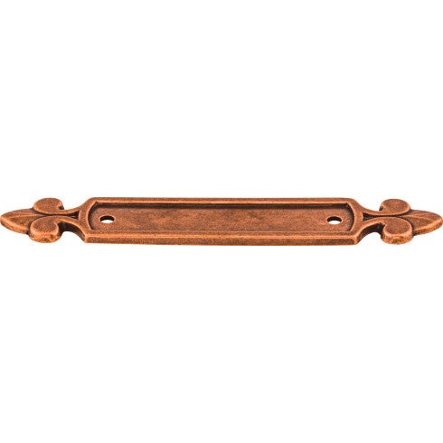 Top Knobs Dover Backplate 2 1/2" in Old English Copper