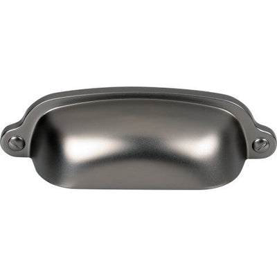 Top Knobs Charlotte Cup Pull 2 9/16" c-c in Ash Gray