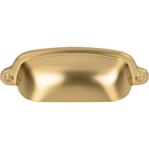 Top Knobs Charlotte Cup Pull 2 9/16" c-c in Honey Bronze