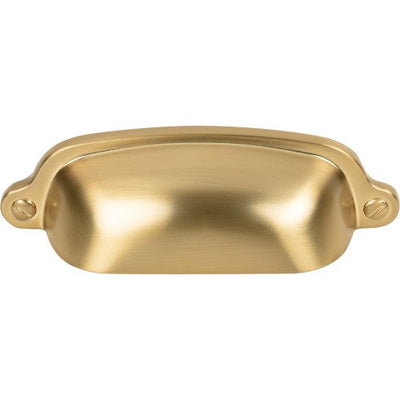 Top Knobs Charlotte Cup Pull 2 9/16" c-c in Honey Bronze