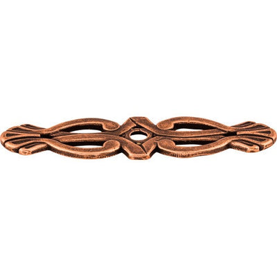 Top Knobs Newton Backplate 3 3/16" in Old English Copper