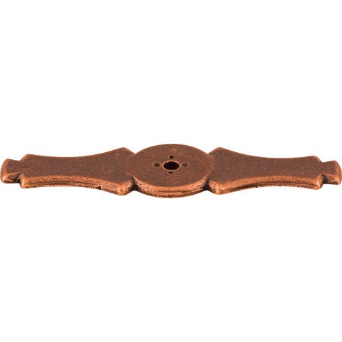 Top Knobs Celtic Backplate 3 5/8" in Old English Copper
