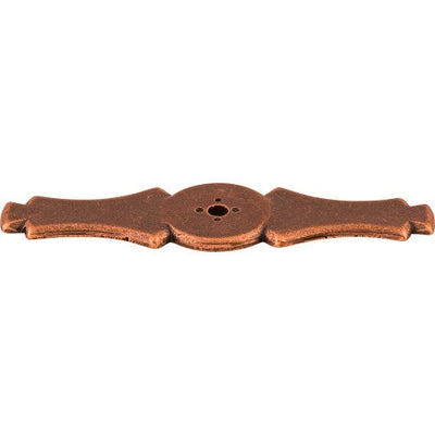 Top Knobs Celtic Backplate 3 5/8" in Old English Copper