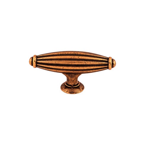 Top Knobs Tuscany T-Handle 2 5/8" in Old English Copper