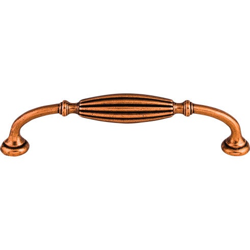 Top Knobs Tuscany D Pull 5 1/16" c-c in Old English Copper