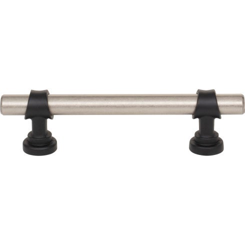 Top Knobs Bit Pull 3 3/4" c-c in Pewter Antique and Flat Black