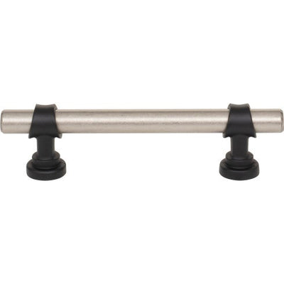 Top Knobs Bit Pull 3 3/4" c-c in Pewter Antique and Flat Black