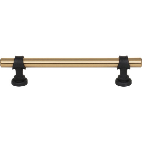 Top Knobs Bit Pull 5 1/16" c-c in Honey Bronze and Flat Black