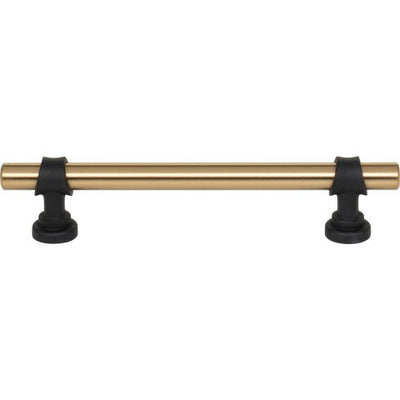 Top Knobs Bit Pull 5 1/16" c-c in Honey Bronze and Flat Black