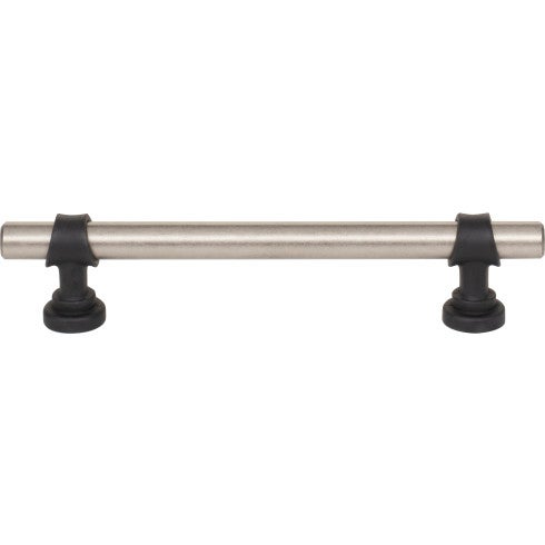 Top Knobs Bit Pull 5 1/16" c-c in Pewter Antique and Flat Black