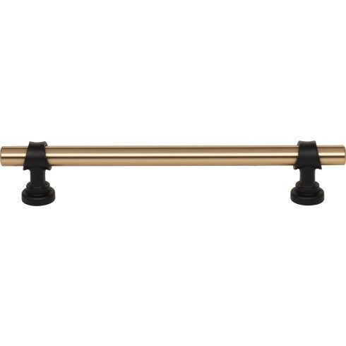 Top Knobs Bit Pull 6 5/16" c-c in Honey Bronze and Flat Black