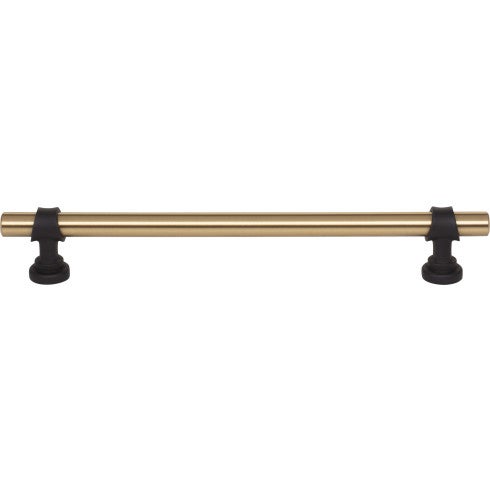 Top Knobs Bit Pull 7 9/16" c-c in Honey Bronze and Flat Black