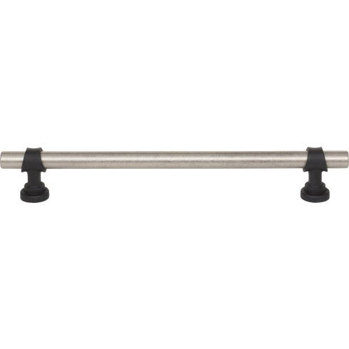 Top Knobs Bit Pull 7 9/16" c-c in Pewter Antique and Flat Black