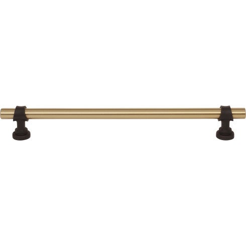 Top Knobs Bit Pull 8 13/16" c-c in Honey Bronze and Flat Black