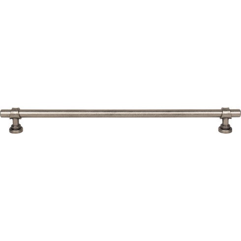 Top Knobs Bit Pull 12" c-c in Pewter Antique