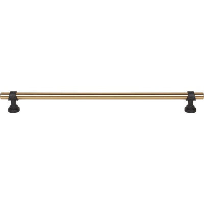 Top Knobs Bit Pull 12" c-c in Honey Bronze and Flat Black