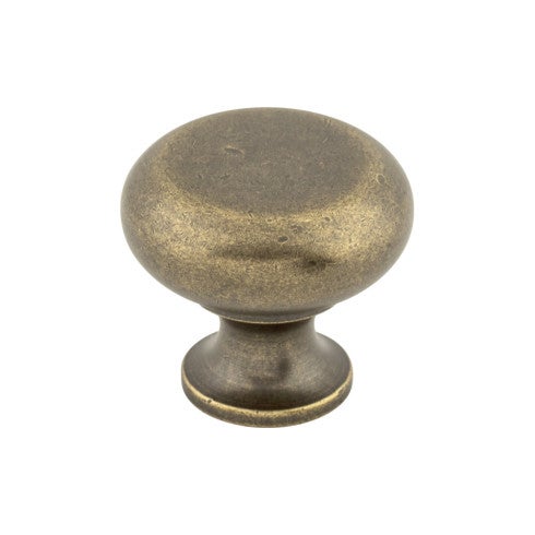 Top Knobs Flat Faced Knob 1 1/4" in German Bronze