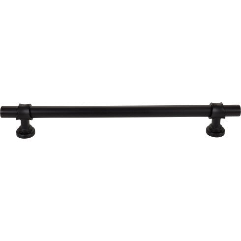 Top Knobs Bit Pull 12" c-c Appliance Pull in Flat Black