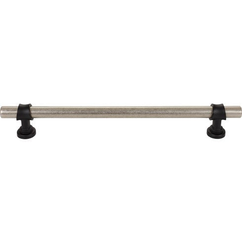 Top Knobs Bit Pull 12" c-c Appliance Pull in Pewter Antique and Flat Black