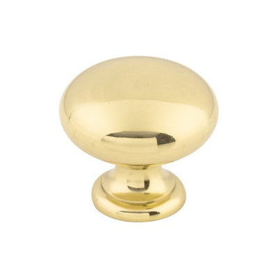 Top Knobs Mushroom Knob 1 1/4" in Polished Brass