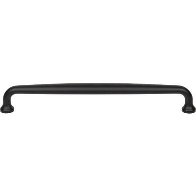 Top Knobs Charlotte Pull 8" c-c in Flat Black