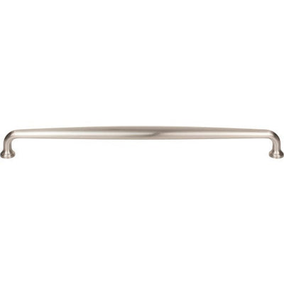 Top Knobs Charlotte Pull 12" c-c in Brushed Satin Nickel
