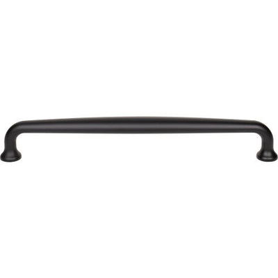 Top Knobs Charlotte Pull 12" c-c Appliance Pull in Flat Black