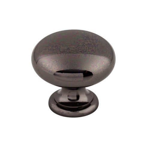 Top Knobs Mushroom Knob 1 1/4" in Black Nickel