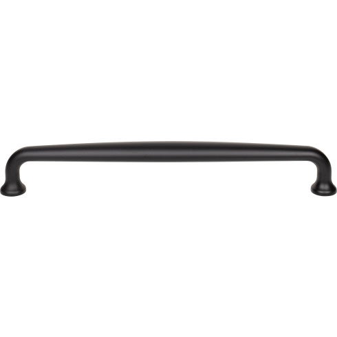 Top Knobs Charlotte Pull 18" c-c Appliance Pull in Flat Black