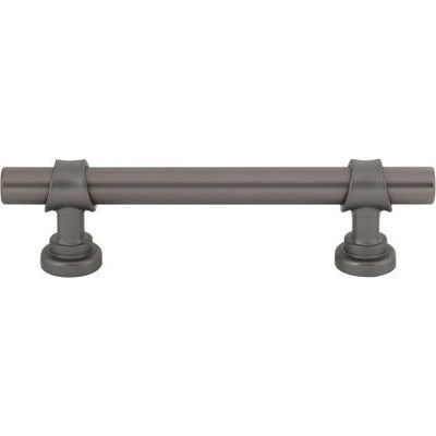Top Knobs Bit Pull 3 3/4" c-c in Ash Gray