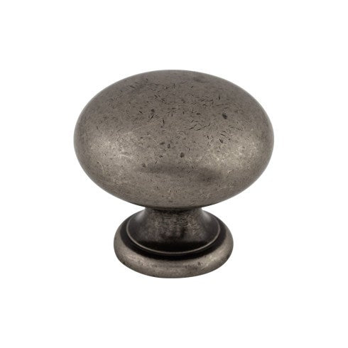 Top Knobs Mushroom Knob 1 1/4" in Pewter Antique