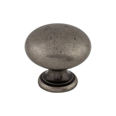 Top Knobs Mushroom Knob 1 1/4" in Pewter Antique